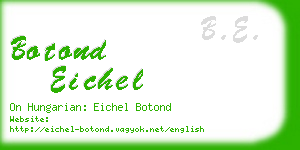 botond eichel business card